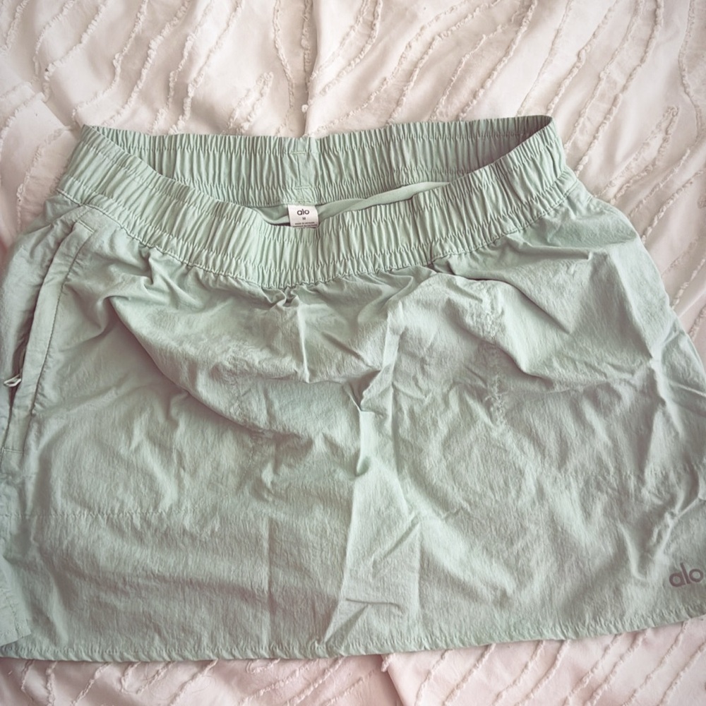 ALO Yoga Light Green Skirt